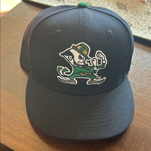 Notre Dame Navy Blue Cap with Fighting Irish Logo